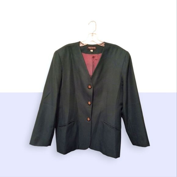 Vintage Chad Stevens Forest Green Blazer - Picture 3 of 7